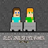 Alex and Steve Miner Two-Player - alex-and-steve-miner-two-player